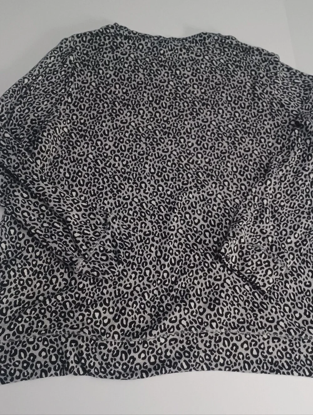 Secret Treasures Leopard Print Pj Top Sz 2X